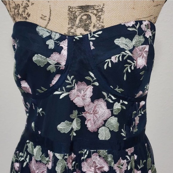 City Chic Aphrodite Party Cocktail Dress Navy size XL S plus size‎ 16 new!!! - Picture 8 of 15